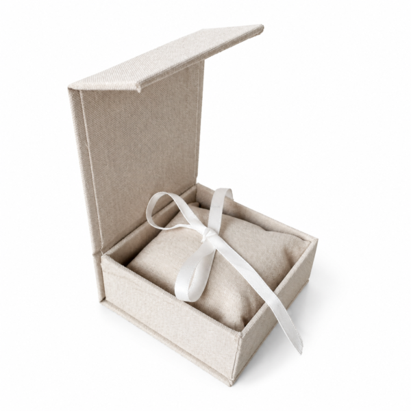 Custom Linen Magnetic Gift Boxes with Pillow Insert
