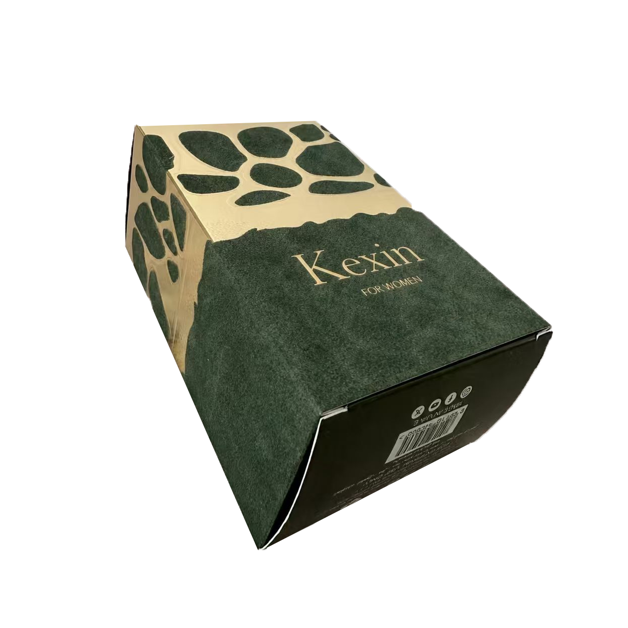 Premium gold card paper folding carton for perfume packaging