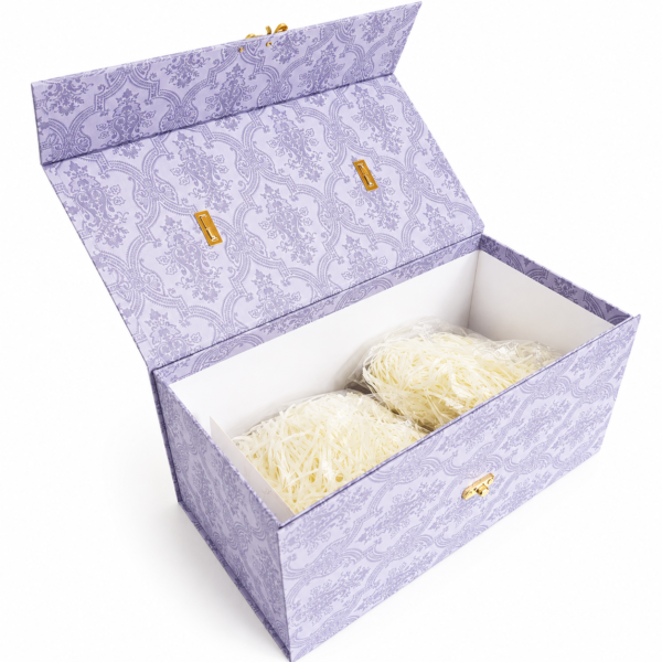 Custom Luxury Bird’s Nest Gift Box with Metal Handle