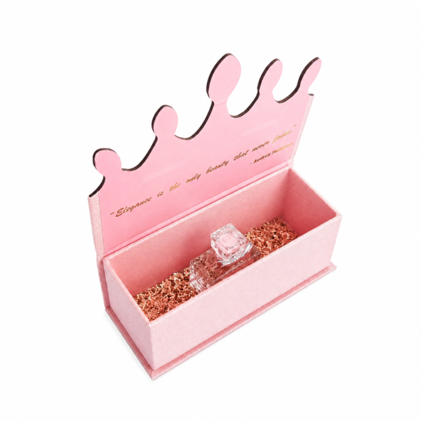 Custom Crown Shape Glitter Gift Box