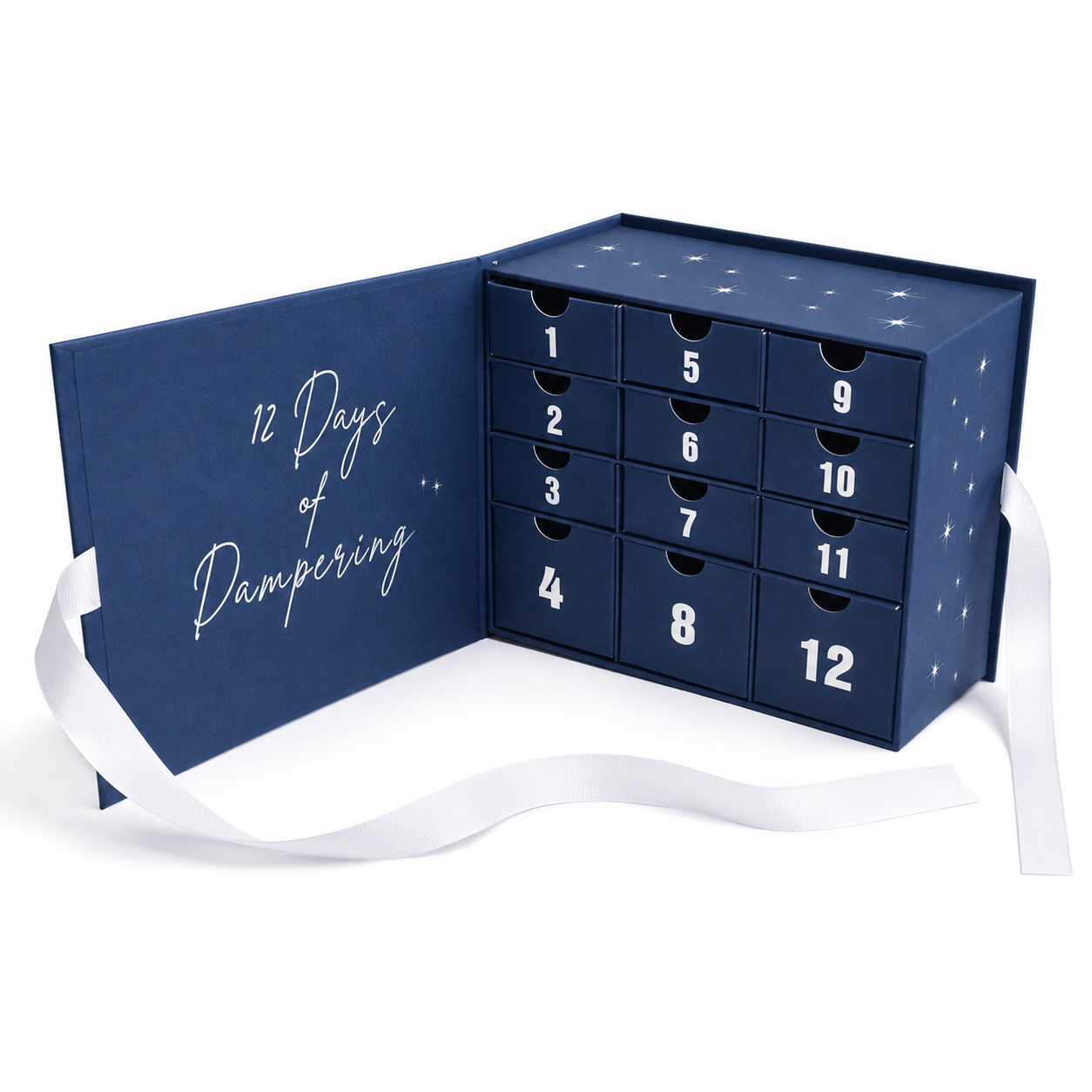 Luxury 12 drawer advent calendar packaging box
