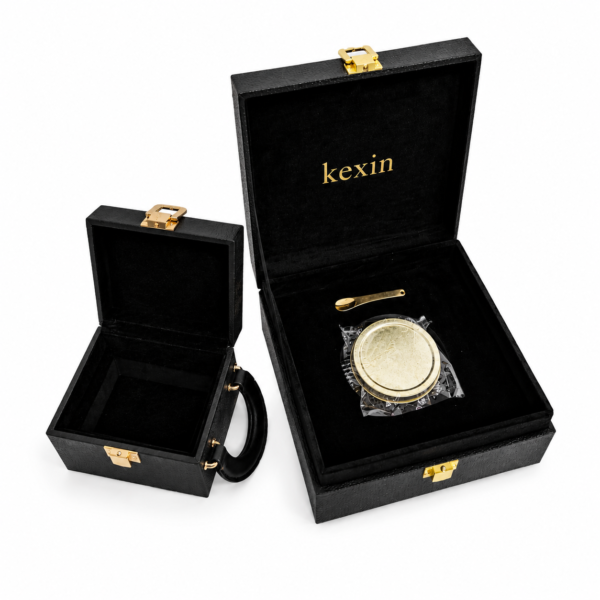 Custom Luxury Caviar Gift Boxes with Ice Pack Compartment and Metal Lock