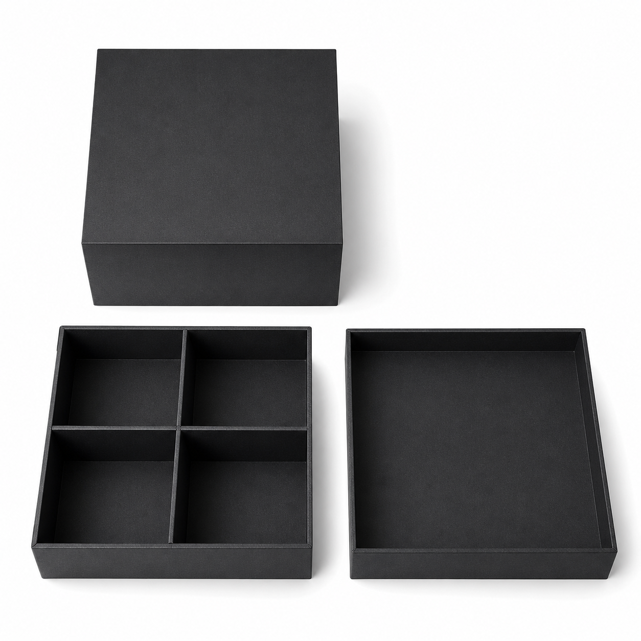 Custom necktie gift box with compartment insert design