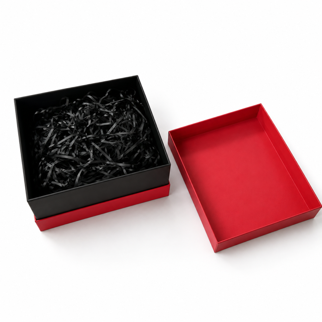 Luxury setup box with removable lid for premium product packaging