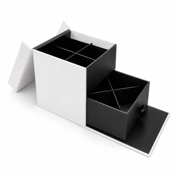 Custom Double Layer Chocolate Gift Boxes with Drawer Compartments