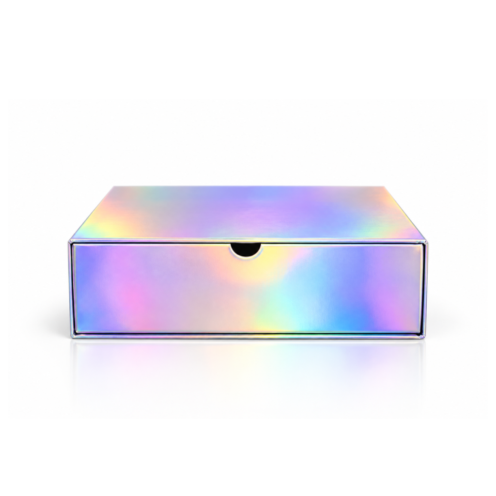 Custom holographic rigid drawer box