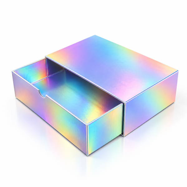 Custom Holographic Rigid Drawer Boxes for Luxury Product Packaging