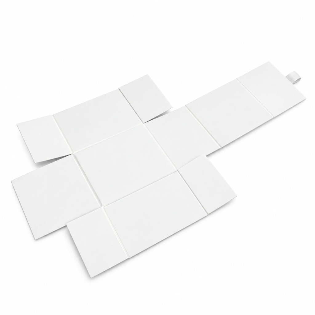 Flat pack foldable candle box