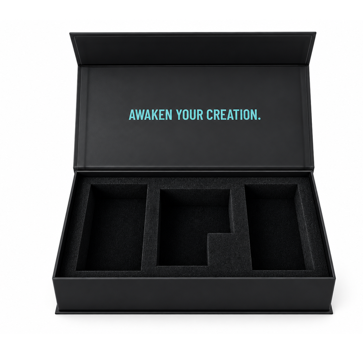 Custom magnetic electronics packaging box