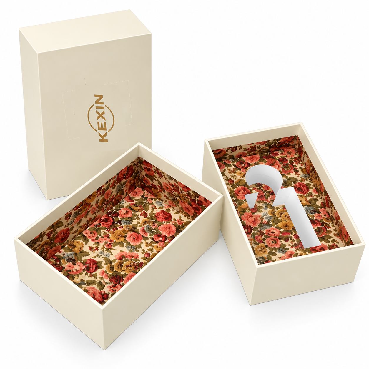 Custom perfume bottle gift box with protective EVA