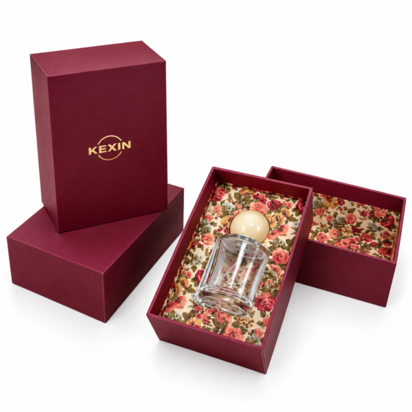 Custom red perfume packaging box