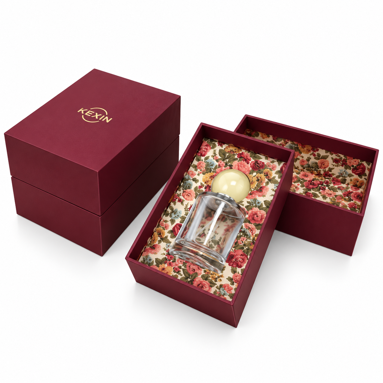Soft touch rigid perfume box