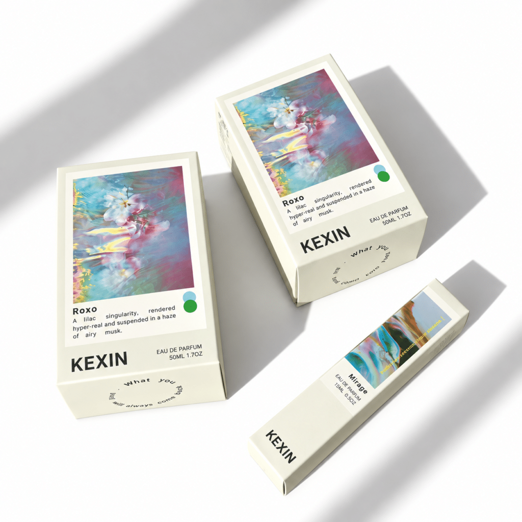 Perfume boxes for different bottle sizes
