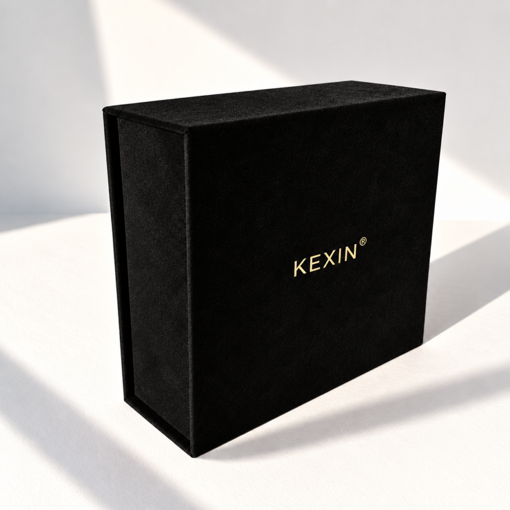 Custom black velvet box for premium gifts