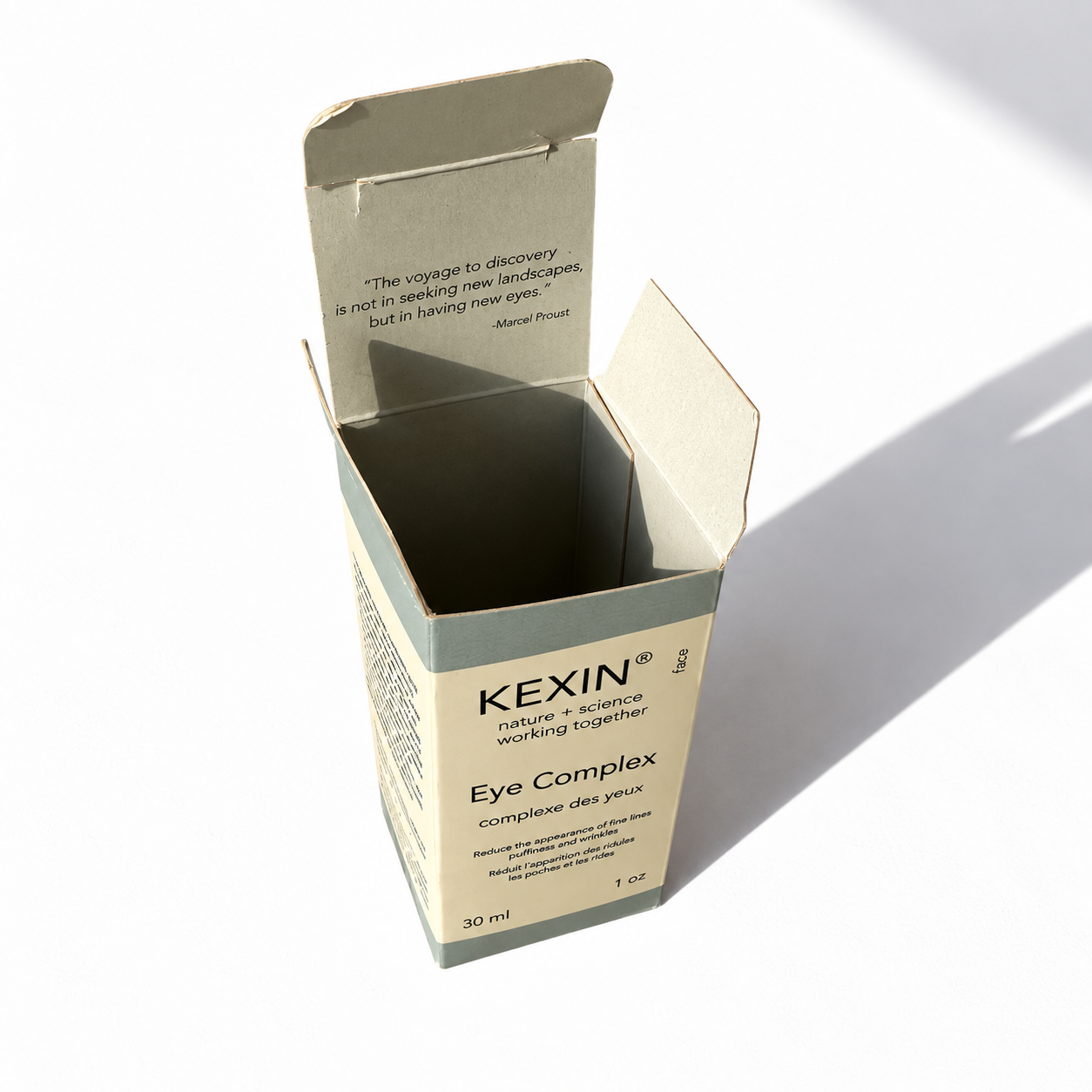 Custom textured cosmetic packaging box