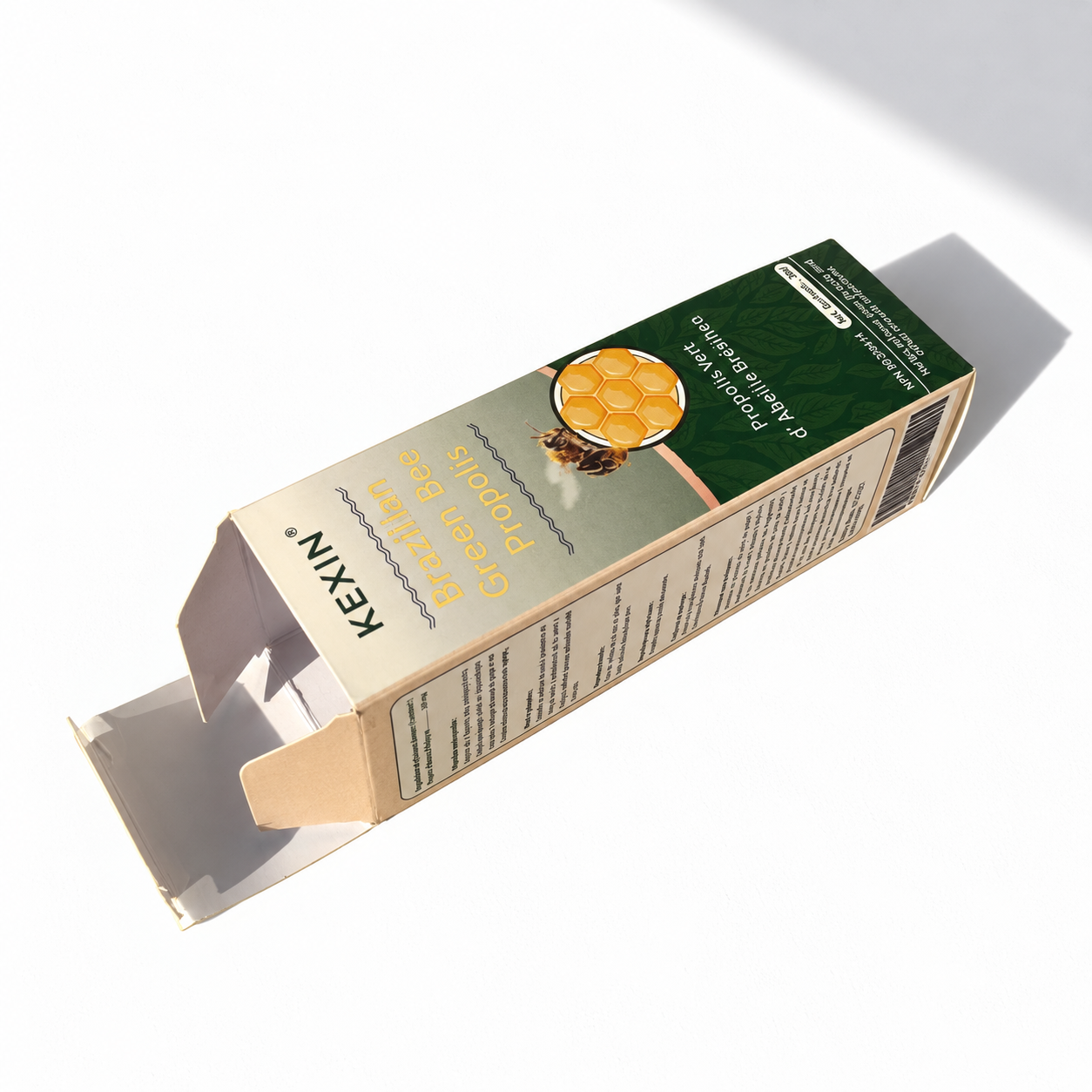 Foil stamped wellness product carton